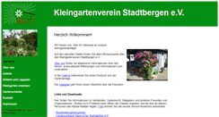 Desktop Screenshot of kleingartenverein-stadtbergen.de