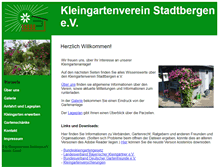 Tablet Screenshot of kleingartenverein-stadtbergen.de